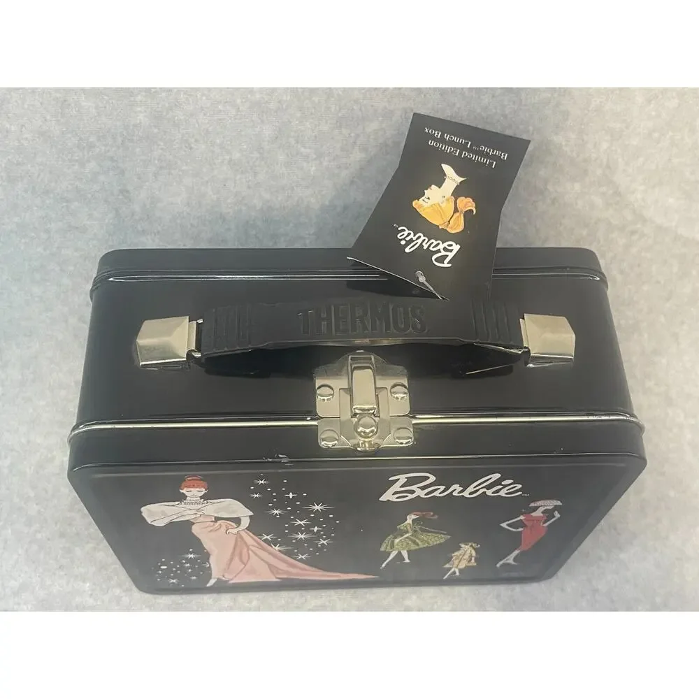 Barbie 100th Anniversary Lunch Box Thermos Special Edition 2004 RARE Box Only